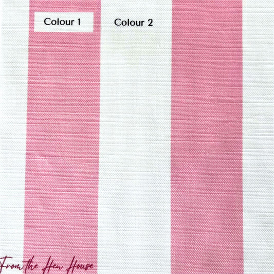 Two Colours Classic Broad Stripe - bespoke sample