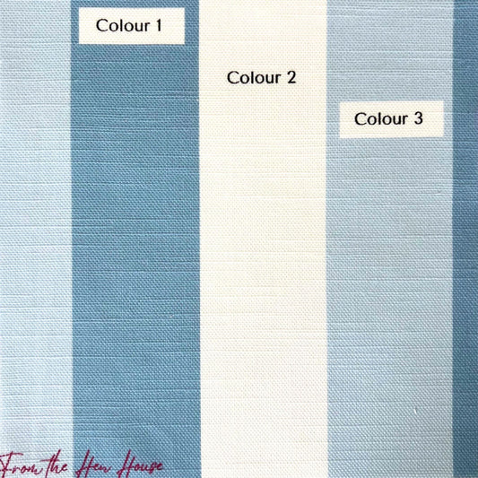 Three Colours Classic Broad Stripe - bespoke sample