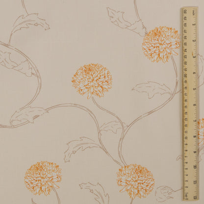 Chrysanthemum Floral Fabric*