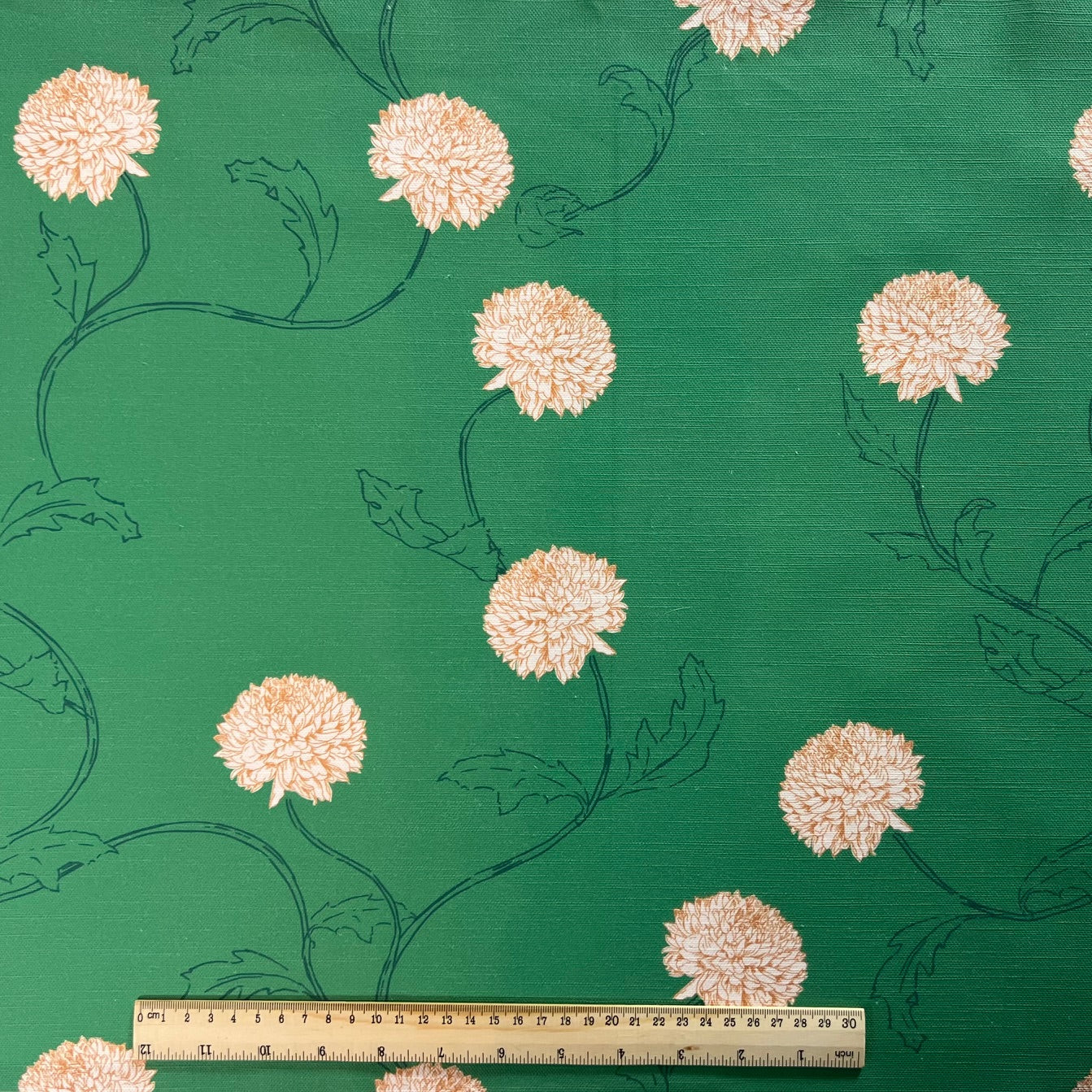 Chrysanthemum Floral Fabric*