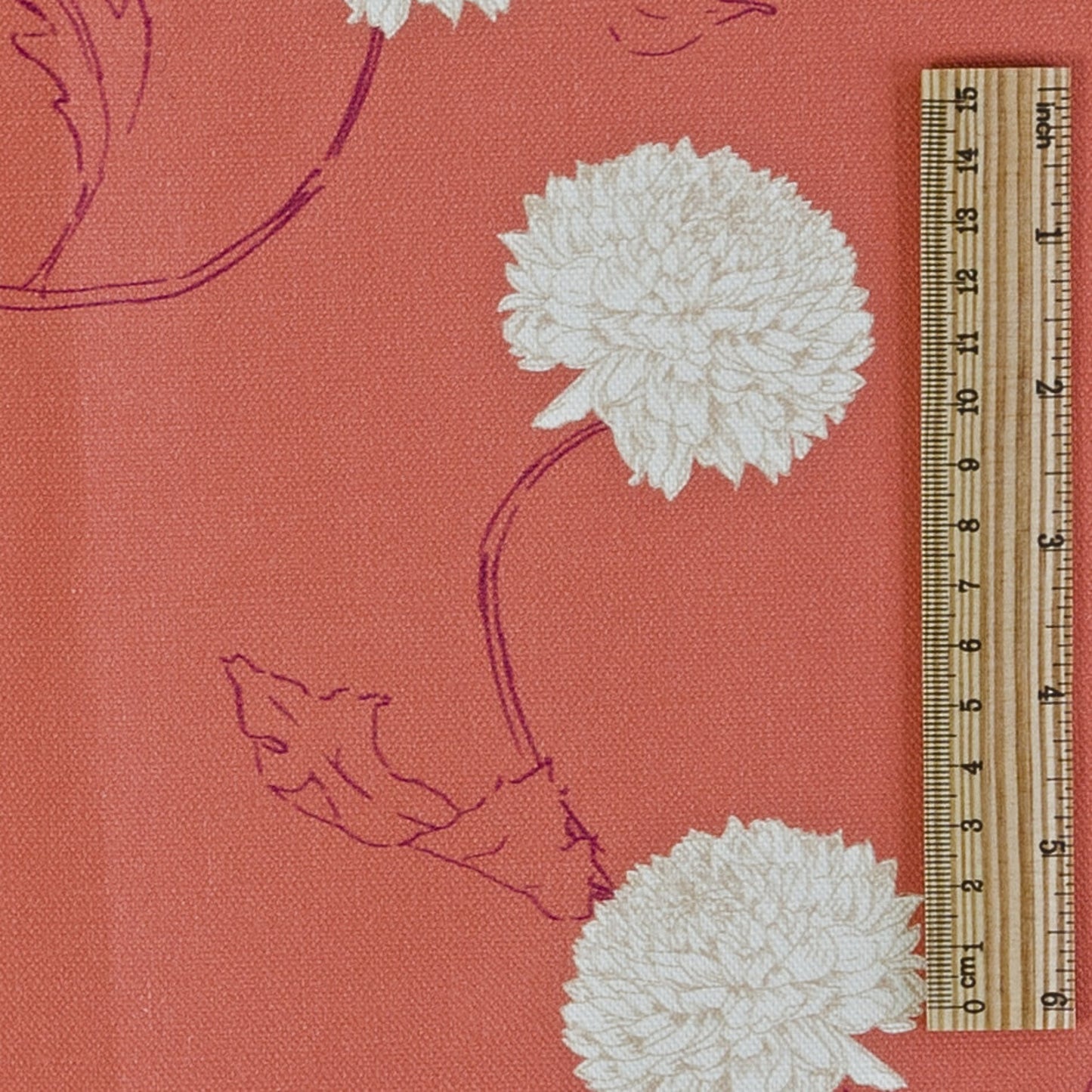 Floral design fabric which can be personalised with your own colours