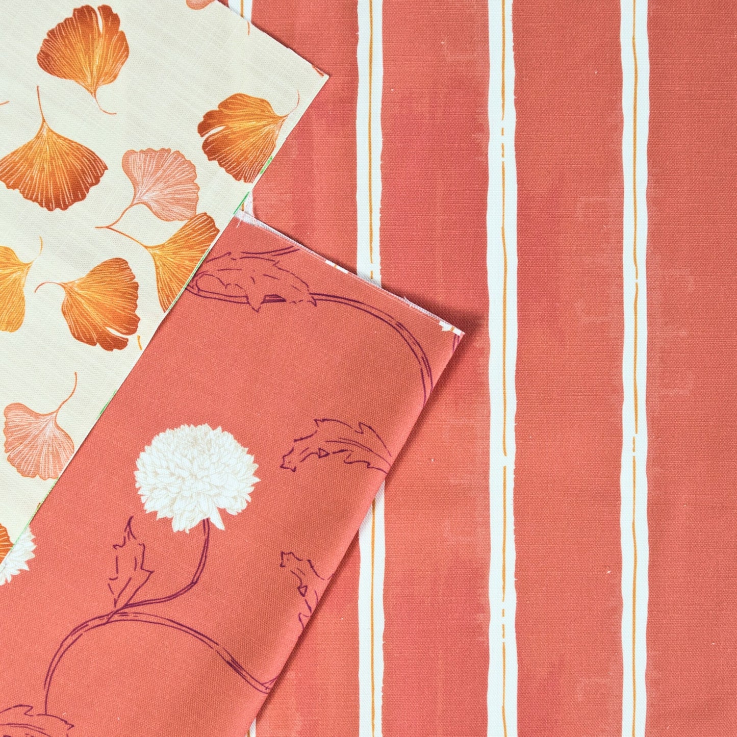 Chrysanthemum Floral Fabric*