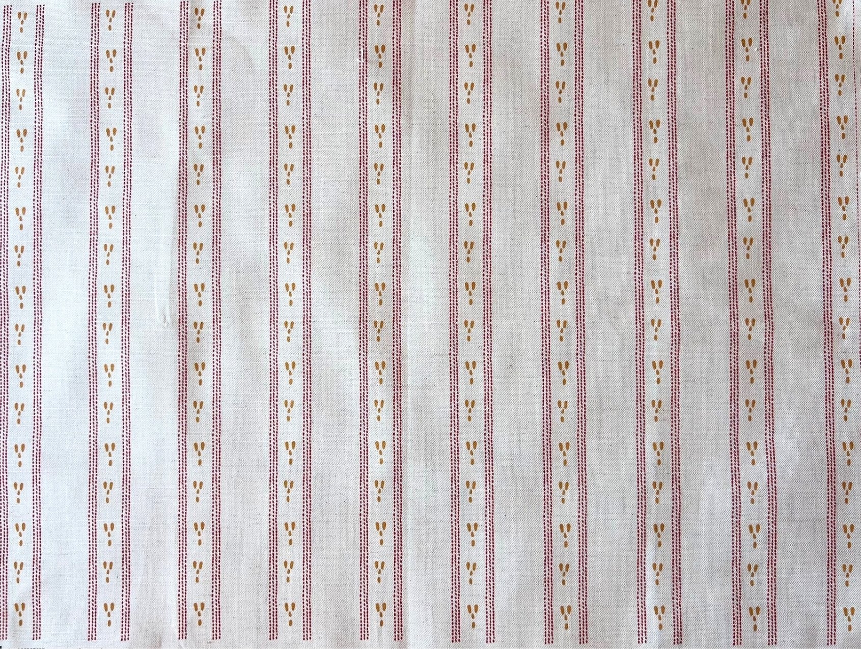 Dashed stripe fabric for interiors with bespoke options available