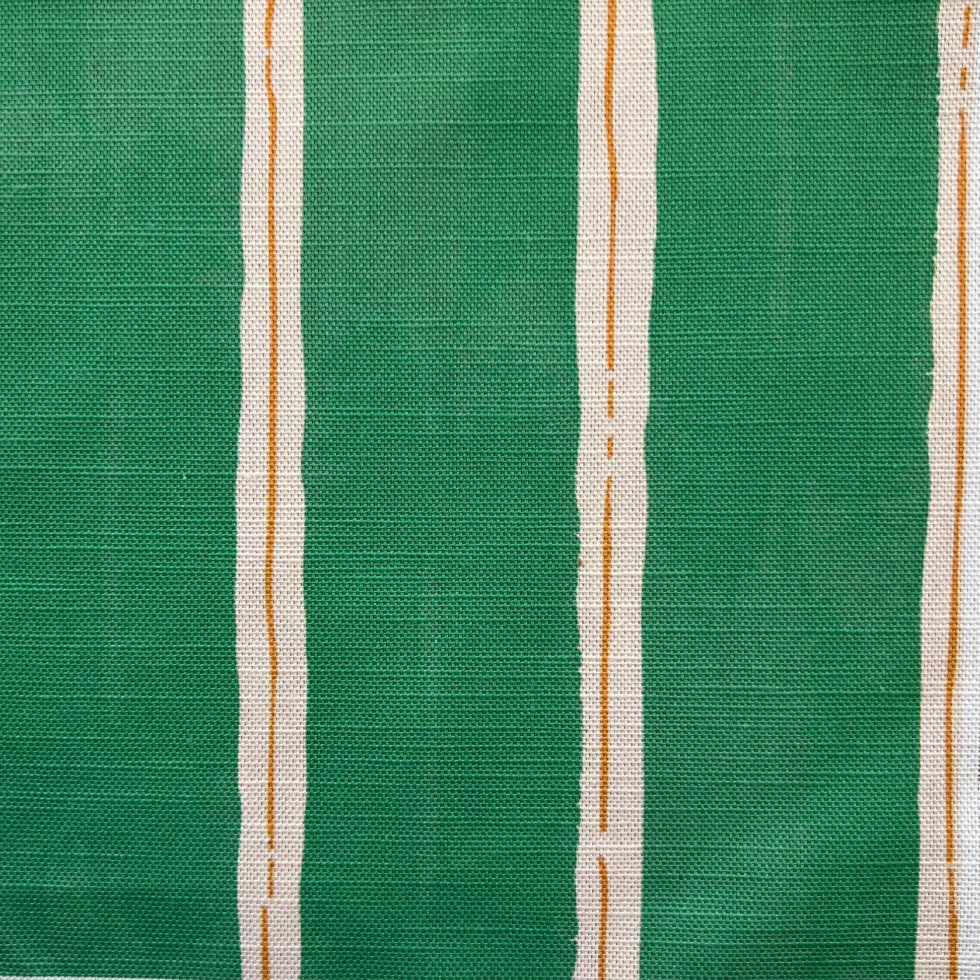 stripy green fabric for curtains blinds and cushions