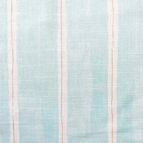 pale blue stripy interiors fabric