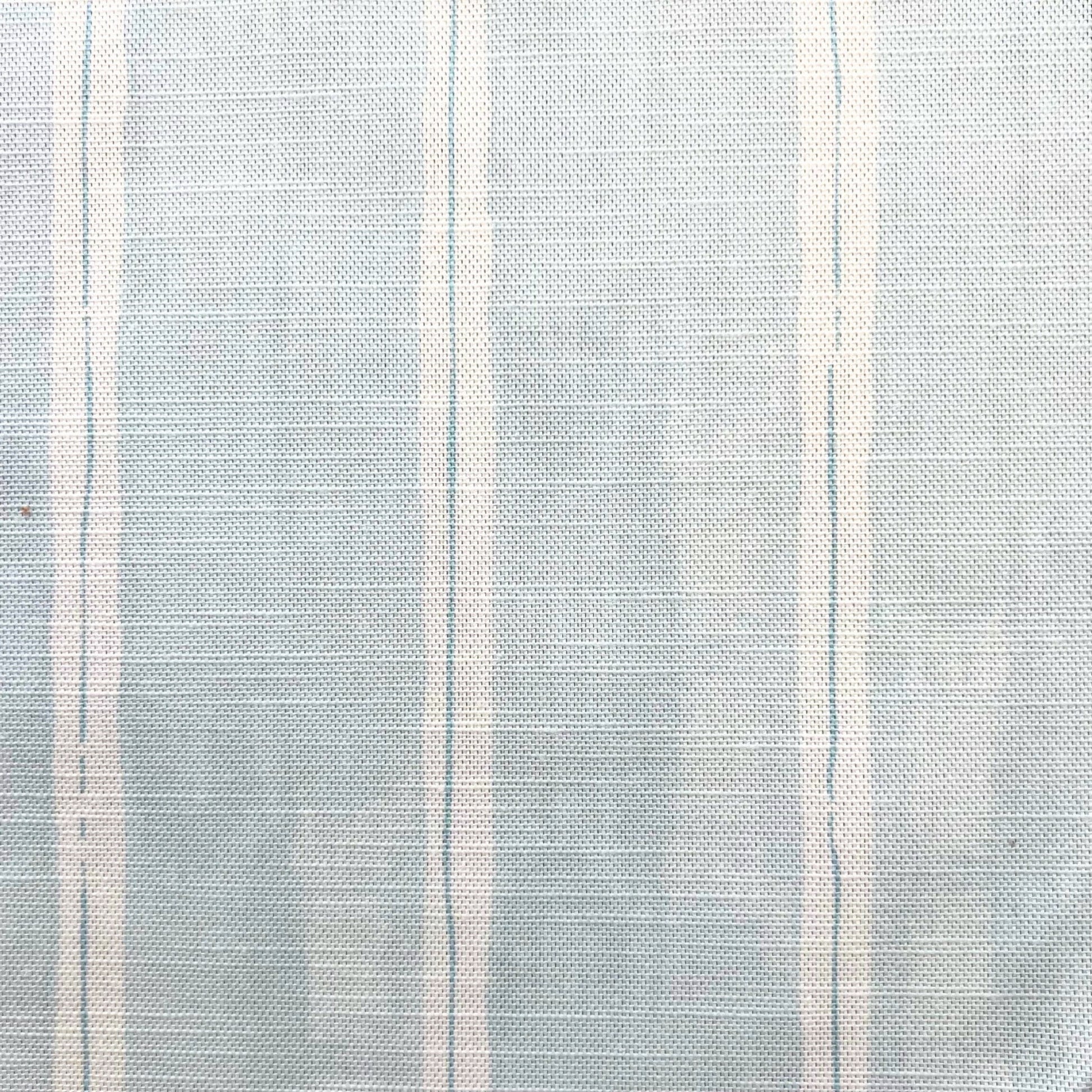 light blue grey stripy fabric for interiors