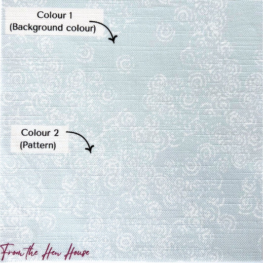 details for bespoke print sample of Curls design