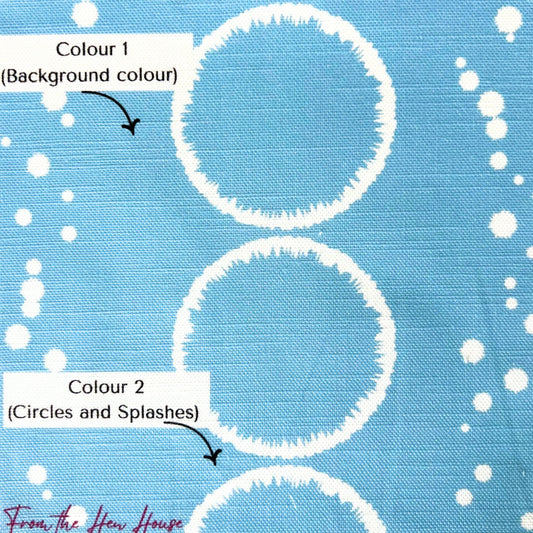 Splashes Fabric - bespoke sample